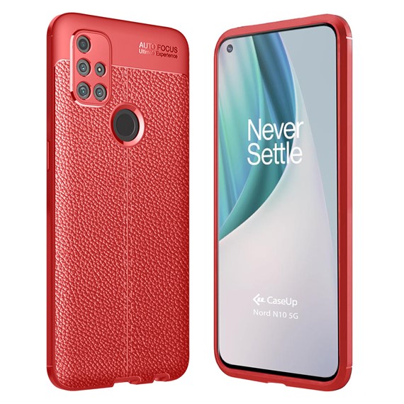 CaseUp OnePlus Nord N10 5G Kılıf Niss Silikon Kırmızı 1